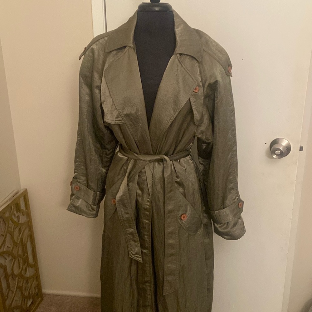 Norbert Nel Trench Coat Olive Green